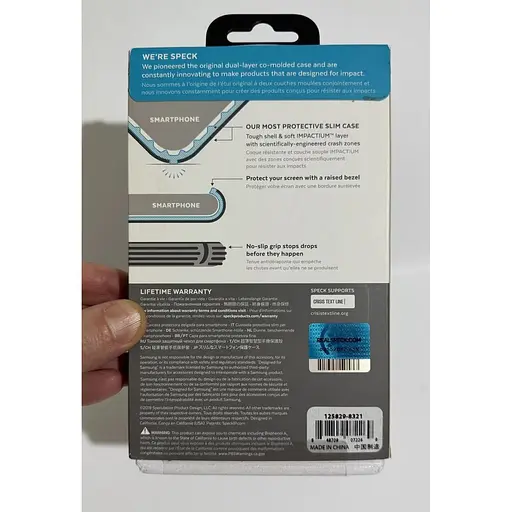 Протиударний чохол Speck Presidio V-Grip Samsung Galaxy S10 (6.1) Grey (125829-8321) - фото 3