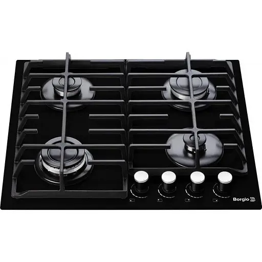 Варочная поверхность газовая Borgio 6190-17 (Black Glass) FFD - фото 2