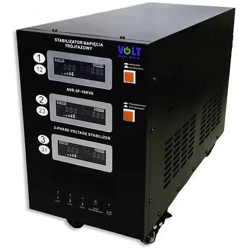 Стабилизатор напряжения Volt Polska трехфазный AVR 10000VA 3% 3F - фото 2