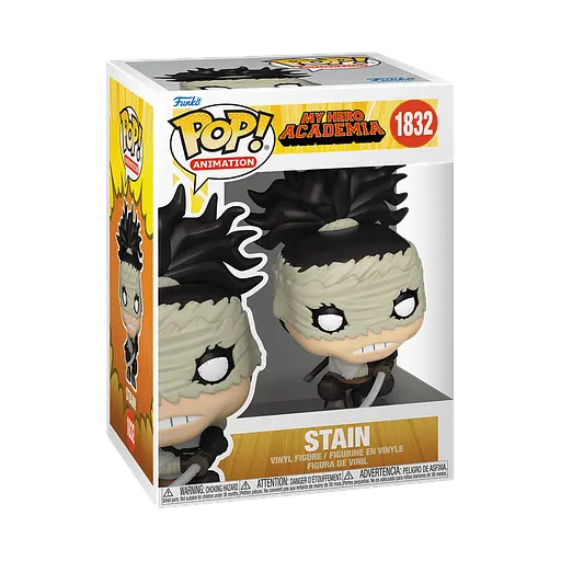 Коллекционная  фигурка   Funko Pop Фанко Поп Моя геройская академия Стейн Stain 10 см Anime MHA S 1832 - фото 3