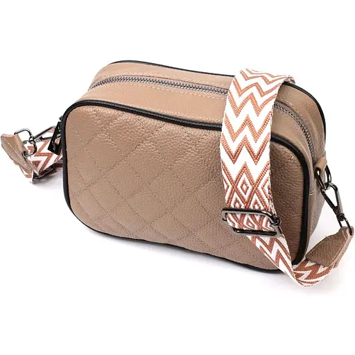 Кожаная женская сумка Vintage через плечо на одно отделение 21х14х8 см sum0029001 - фото 1