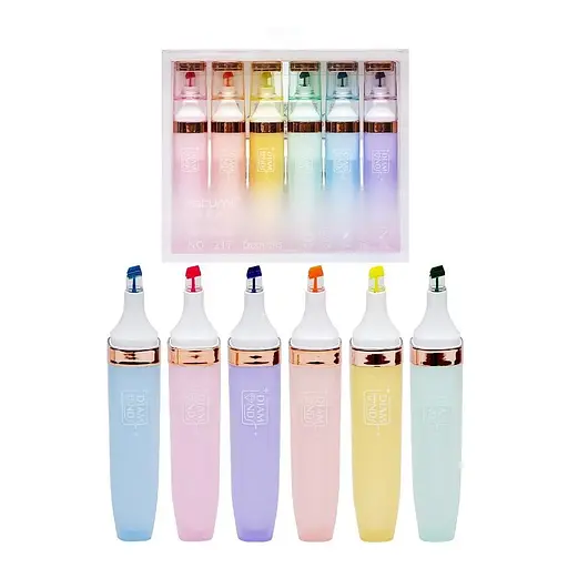 Набір фломастерів "Diamond" Bambi 217-6, 6 кольорів - фото 2