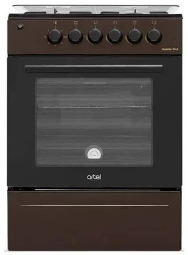 Плита комбинированная Artel Apetito 10-E Brown коричневая