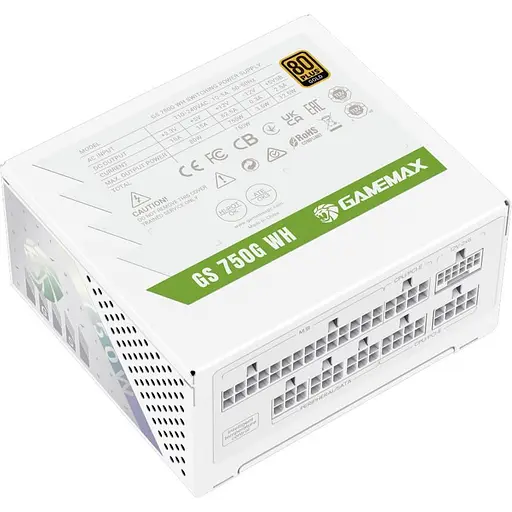 Блок питания GameMax GS 750G 750W SFX 80+ Gold White (GS 750G WH V25) - фото 2