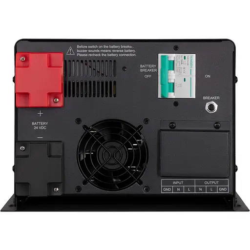 Інвертор 2E HI3500, 3500W, 24V - 230V, LCD, AVR, Terminal in&out - фото 5