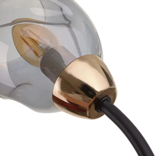 Люстра стельова Brille в спальню Е14 40W G (LK-718C/3) - фото 5