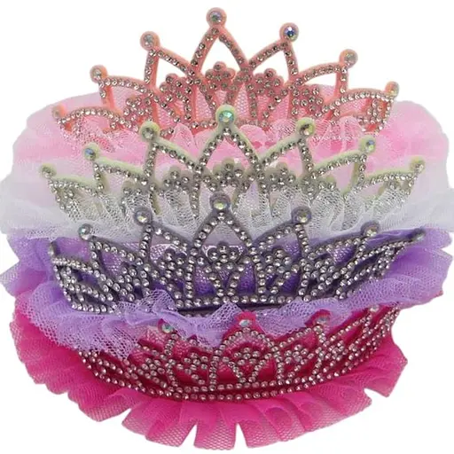 Ободок на голову Корона ажурная со стразами (в ассортименте)