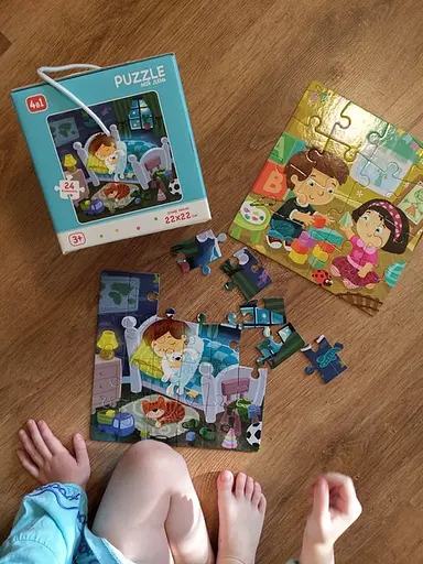 Пазл Dodo Мій день 4 в 1 (300130) - фото 11