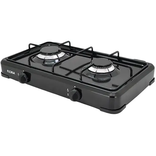 Плита газова Floria ZLN7128 2 конфорки Black