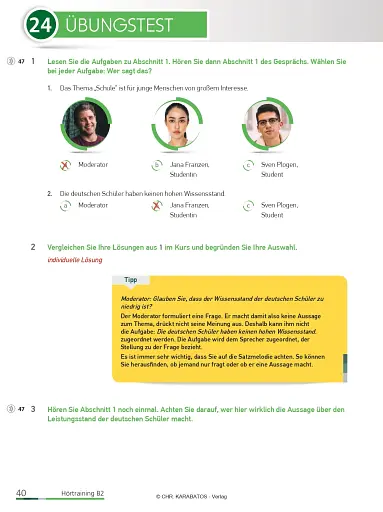 Hörtraining neu für das Goethe Zertifikat B2. Lehrerbuch - фото 2