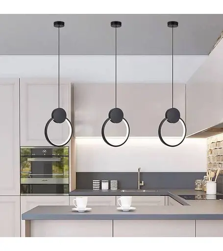 Люстра-підвіс Romin D821А чорний - фото 2