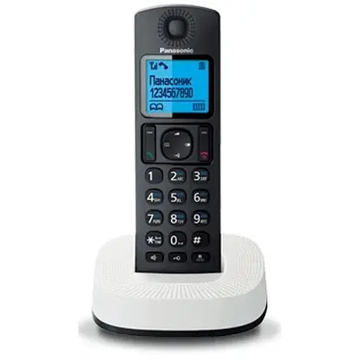 Panasonic Радіотелефон DECT KX-TGC310UC2 Black-White