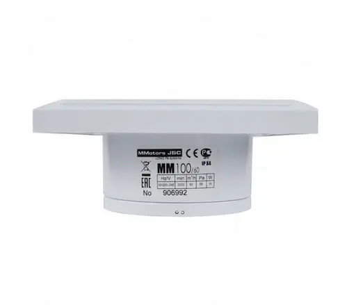 Витяжний ультратоникий вентилятор MMotors MM 100 зі зворотним клапаном - фото 3
