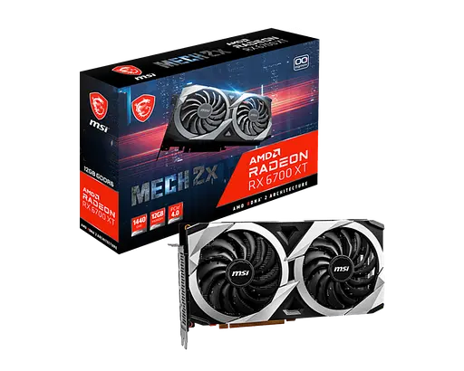 Видеокарта MSI RX6700XT-MECH-2X-12G-OC (RX6700XT-MECH-2X-12G-OC) - фото 5