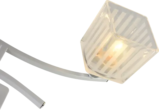 Люстра декоративна V XA1394/2 White+Chrome на 2 плафонів - фото 4