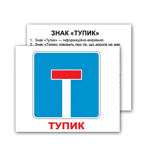 Набор мини-карточек Домана. Дорожные знаки с фактами - фото 1