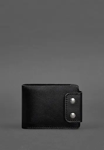 Мужской кожаный портмоне Zeus 9.0 черный - фото 2