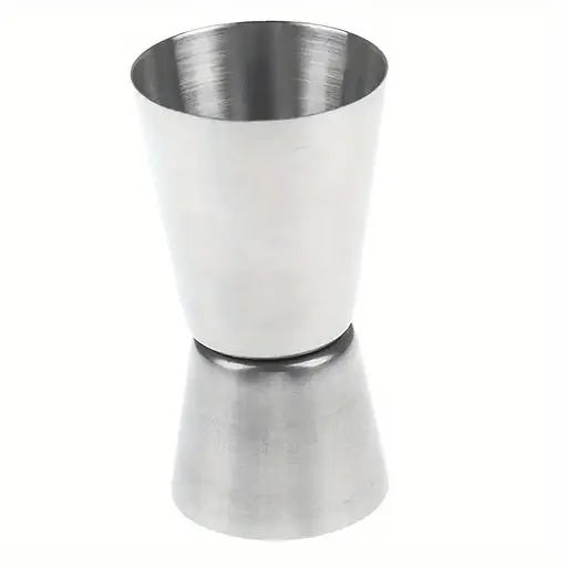 Джигер мерный стакан 50/25 мл для бармена из нержавеющей стали, мерник для бара, Kitchen Master 87559 - фото 10