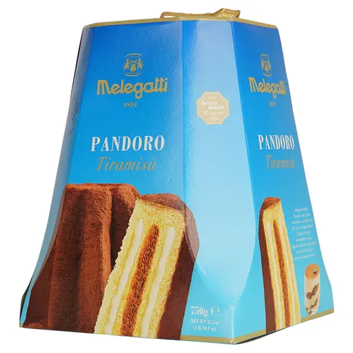 Кекс Melegatti Pandoro Tiramisu з кремом тірамісу 750 г - фото 3