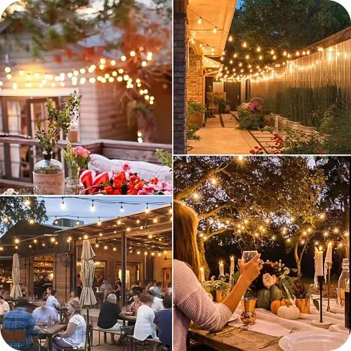 Світлодіодна садова гірлянда KRUMAD 10 м, 10 лампочок KMDW9 E27 - фото 9