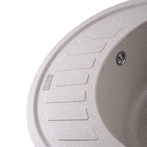 Кухонна мийка гранітна Globus Lux Arno піщаний 620x500мм-А0004, Sand - фото 3