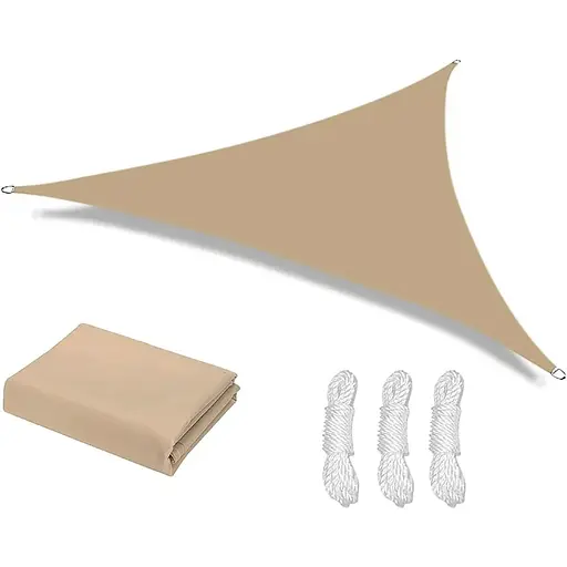 Тент-парус Jumi Garden солнцезащитный 3,6 х 3,6 х 3,6 м песочный