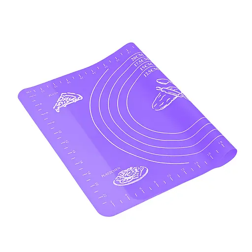 Килимок силіконовий для розкачування тіста, випічки та заморожування напівфабрикатів 25х35 см, A-plus Фіолетовий 84615 - фото 8