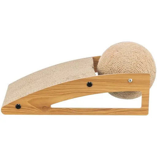 Дряпка Trixie для котів Рампа з м'ячем картон і МДФ 40х17х20 см [CD] - фото 2