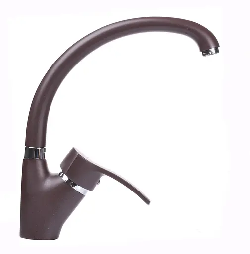 Смеситель для кухни Globus Lux GLQU-0203S-BIG-6-Marone Коричневый - фото 1