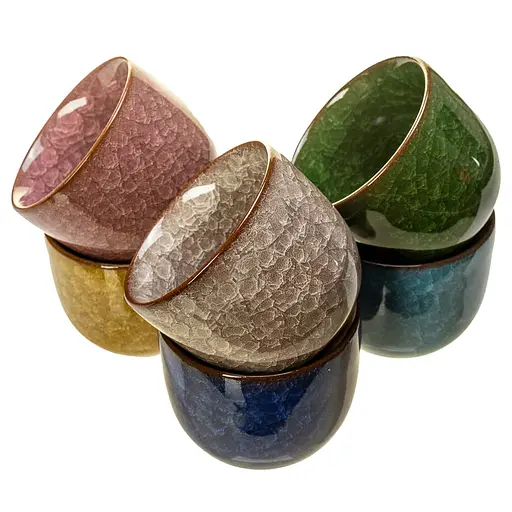 Набор Пиал Newtea "Ледяной Букет" 100 мл 6 шт. - фото 5