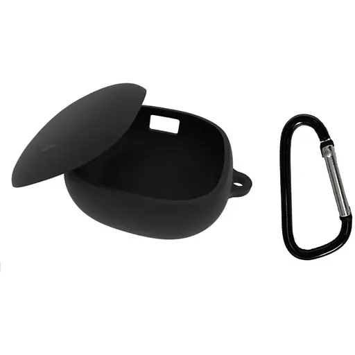 Чохол-накладка DK Silicone Candy Friendly з карабіном Anker SoundCore Liberty Air 2 Pro (black)