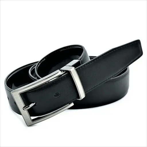 Ремінь шкіряний Weatro чоловічий двосторонній 110-125х3,5 см acs0013794 - фото 6