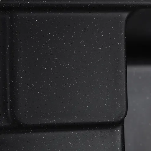 Кухонна мийка Zerix ZS-6550S-14 black металік ZX4546, Чорний матовий - фото 2