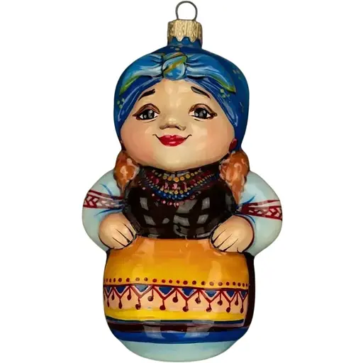 Ялинкова прикраса Різдвяні історії Кума Стефанія скло (4820001165609)