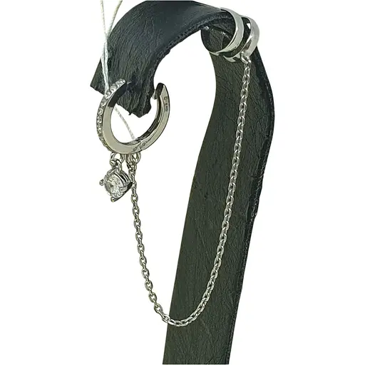Серебряная серьга-каффа Ирий на хеликс. 4998