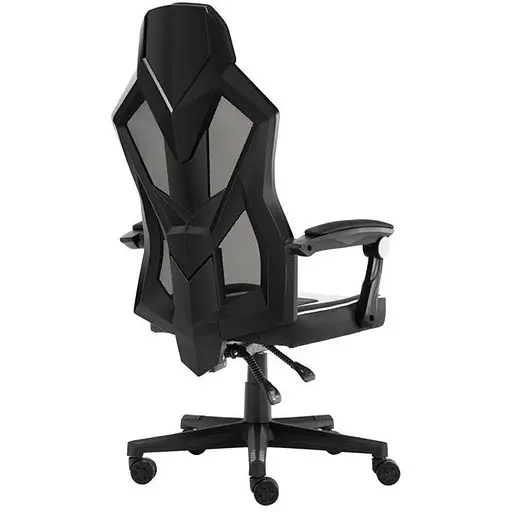 Кресло для геймеров 1stPlayer P01 Black White - фото 2