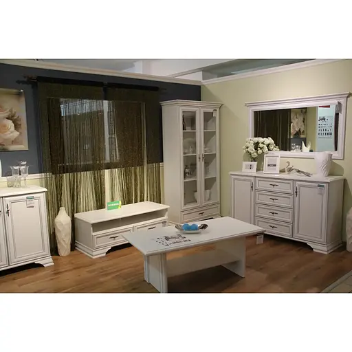 Тумба під телевізор ВМК (БРВ) Кентукі RTV2S Білий альпійський (GRB-1952) - фото 5