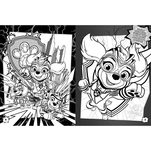 Цветные приключения с наклейками Суперспособности щенков 237005 Щенячий Патруль - фото 4