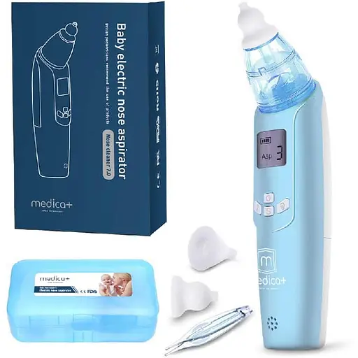 Назальний аспіратор соплевідсмоктувач Medica+ Nose Cleaner 7.0