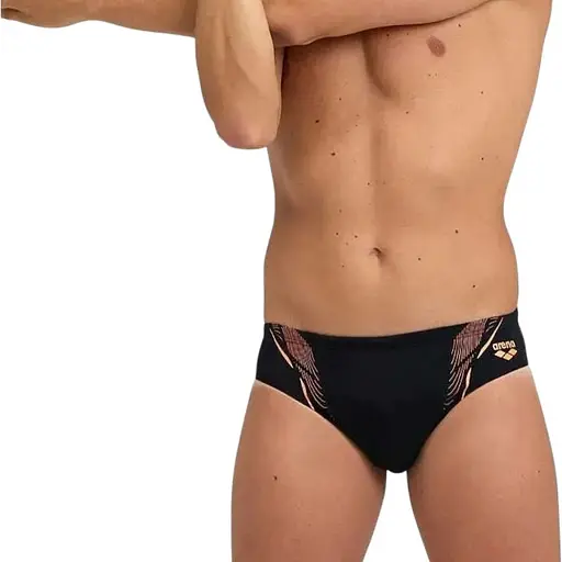 Плавки Arena Swim Briefs Graphic 80 Black (1097-005553-530 80)