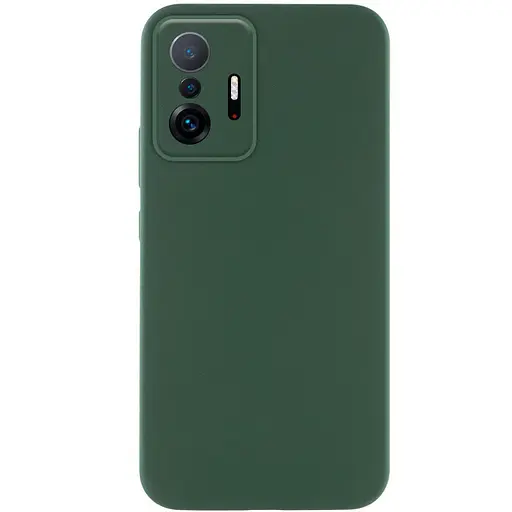 Чехол Silicone Cover Lakshmi Full Camera (AAA) для Xiaomi 11T / 11T Pro Зеленый / Cyprus Green