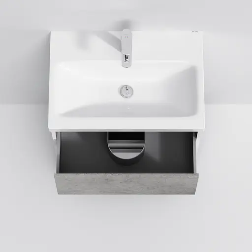 Тумба підлогова AM.PM GEM S 60 см з умивальником M91-FSX0602-WC0602BF38 - фото 5