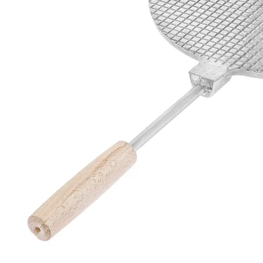 Форма для випічки вафельних трубочок вафельниця кругла 220 мм (велика, дерев'яні ручки, квадрати), ХЕАЗ 81850 - фото 5