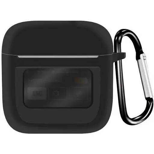Чохол-накладка DK JBL Tour Pro 2 | Silicone Candy Friendly з карабіном (black)