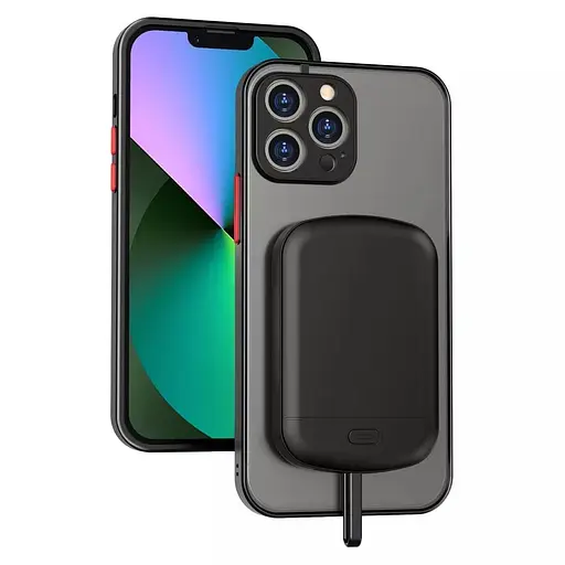 Чохол-акумулятор XON PowerCase Magnetic XE для iPhone 6/6S/7/8/SE (new) 10000 mAh Black - фото 1