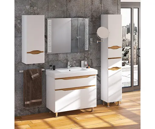 Зеркало Sanwerk Декор "Верса" 90x65 (ZD0000103) - фото 4