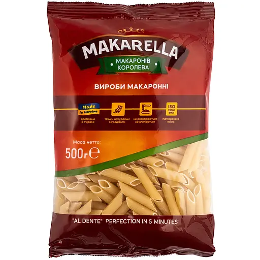 Макаронные изделия Makarella Пера 500 г - фото 1
