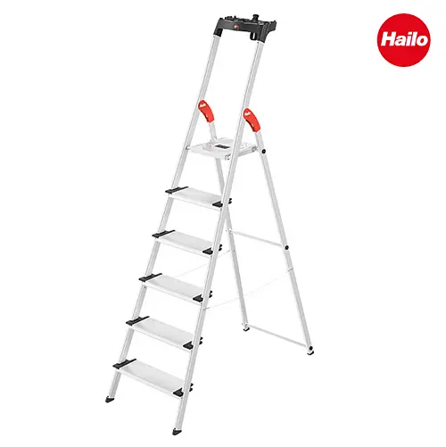 Драбина алюмінієва Hailo L80 COMFORTLINE, 6 ступенів (8040607)