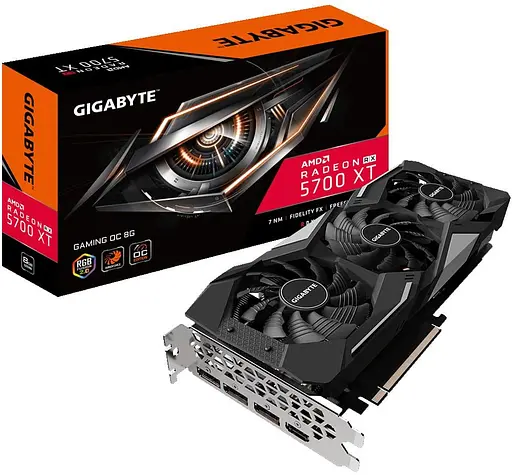 Видеокарта Gigabyte AMD Radeon RX 5700 XT 8Gb Gaming OC (GV-R57XTGAMING OC-8GD) (GDDR6, 256 bit, PCI-E v4.0 x16) Б/у - фото 9