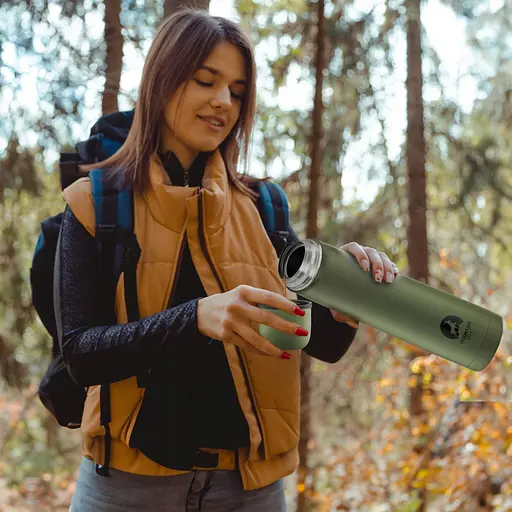 Термос Mountain Goat 1 л Navy Green (P-5907739315779) - фото 10